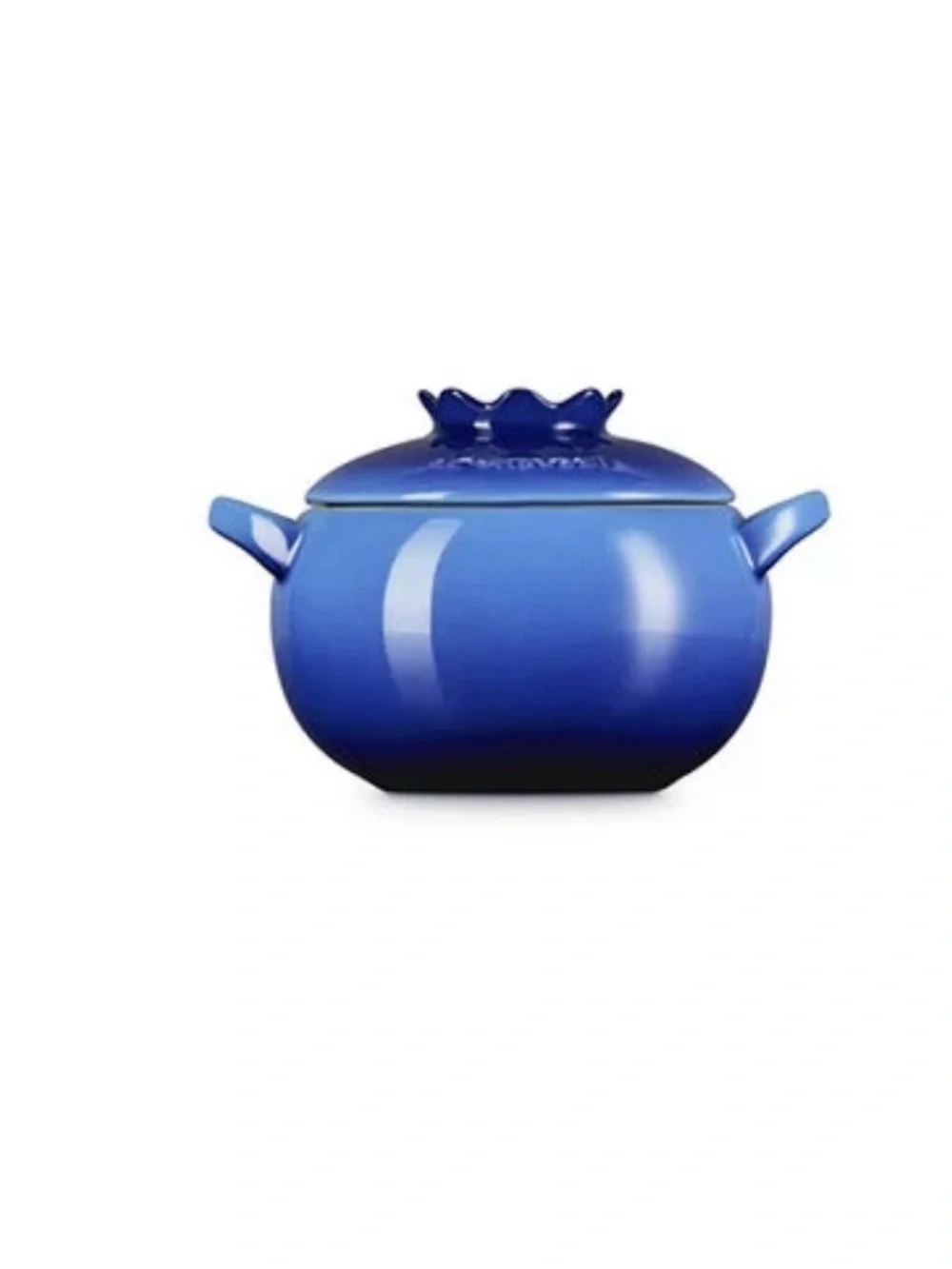NEW Le Creuset Blueberry Cocette Ombre Covered Stoneware Casserole & Lid